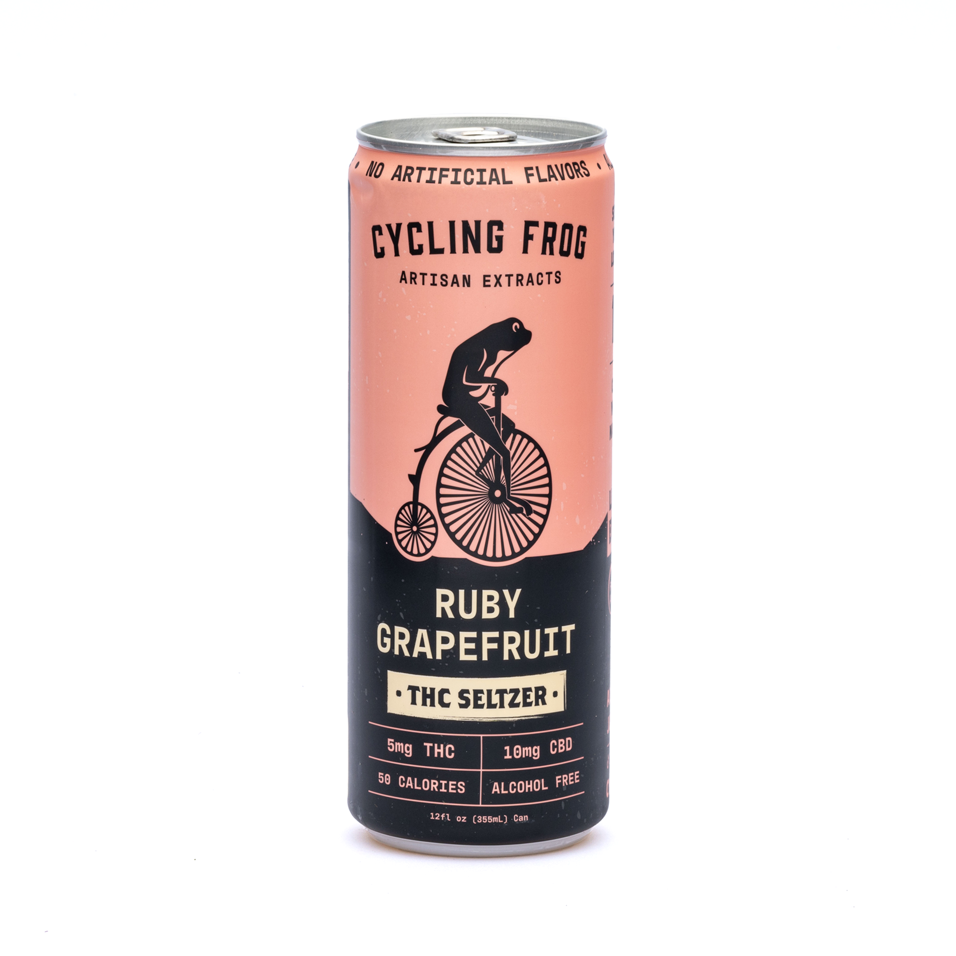 Cycling Frog THC + CBD Seltzer - Ruby Grapefruit (Single)